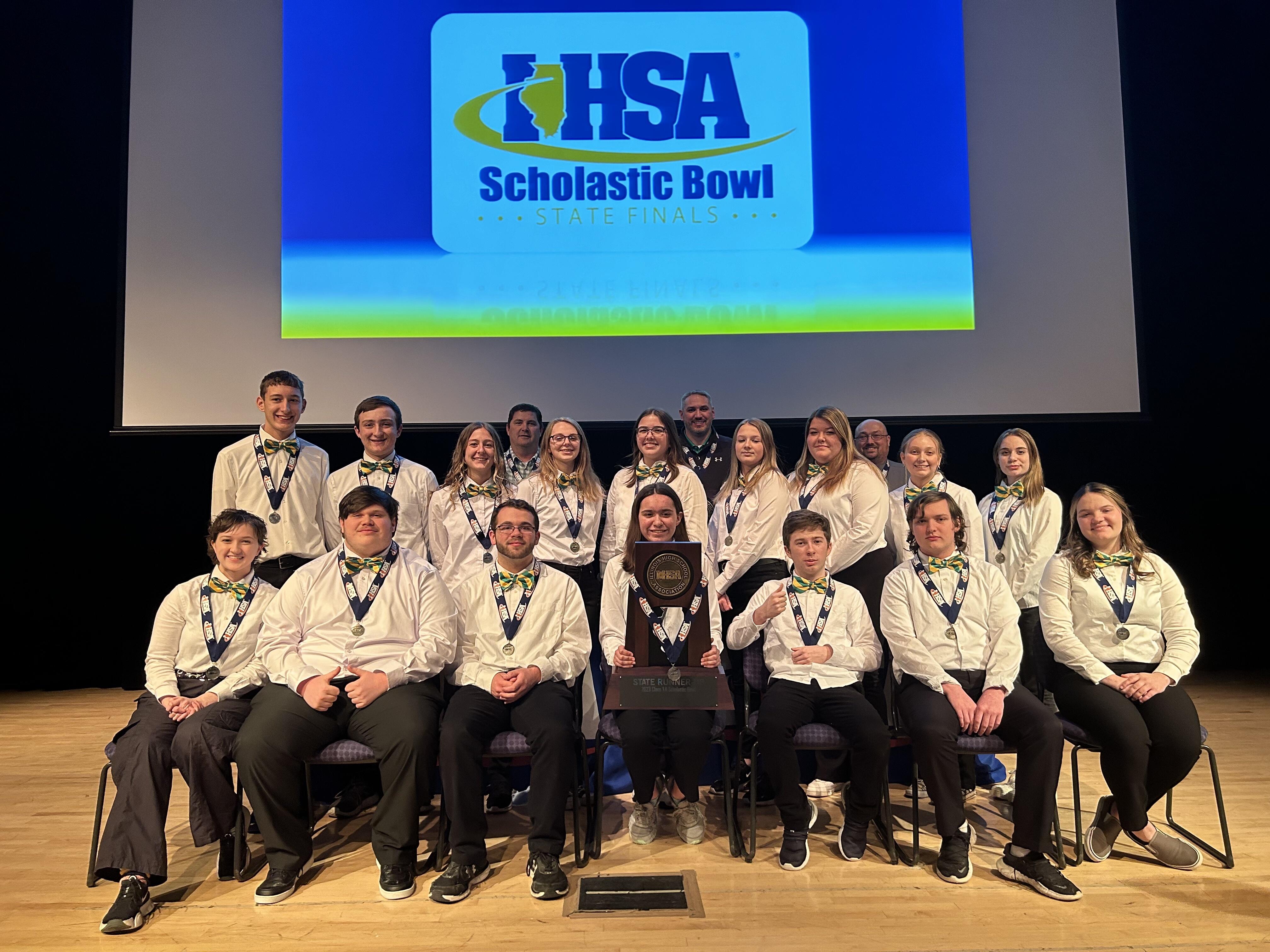 2023 IHSA Scholar Bowl State Runner-Up Team
