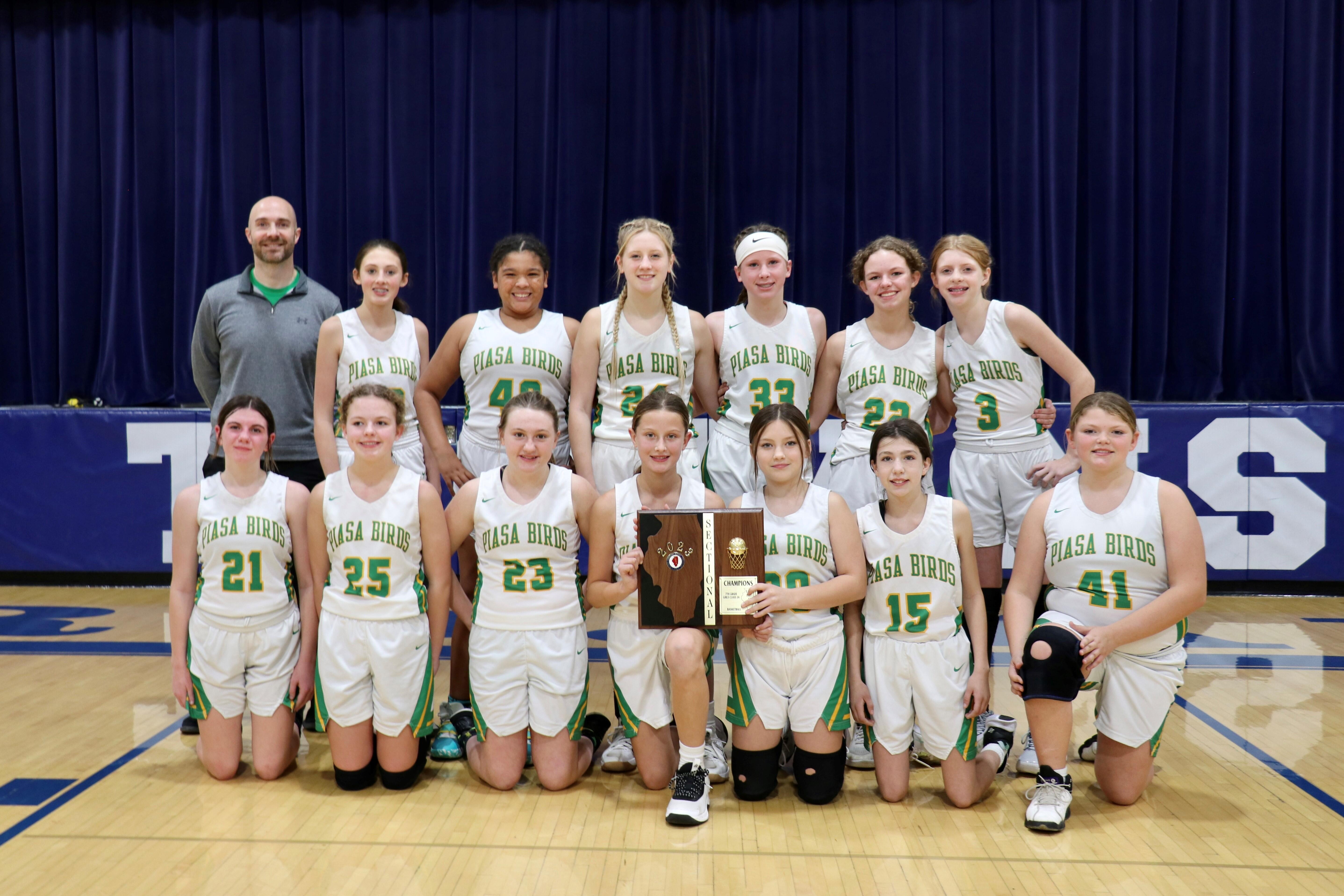7th Grade Girls Basketball Sectional Champs